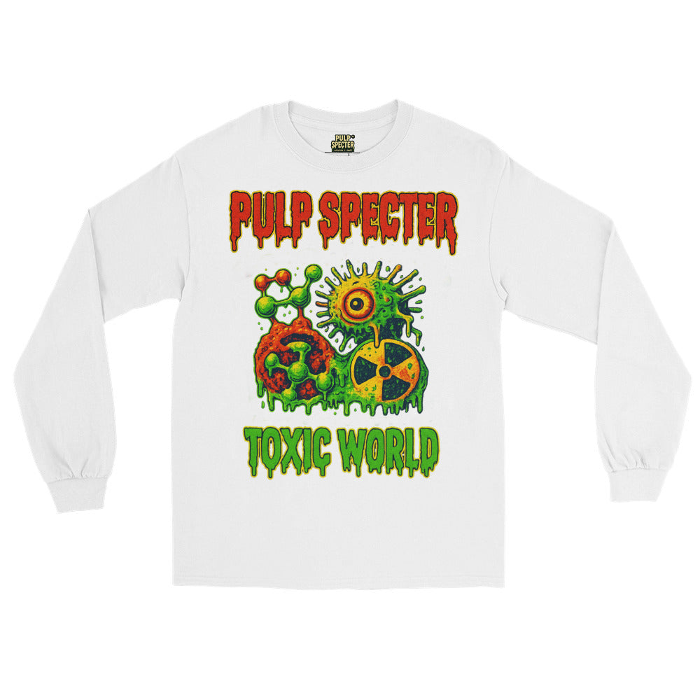 Camiseta manga larga hombre. Toxic World Back. - PULP SPECTER