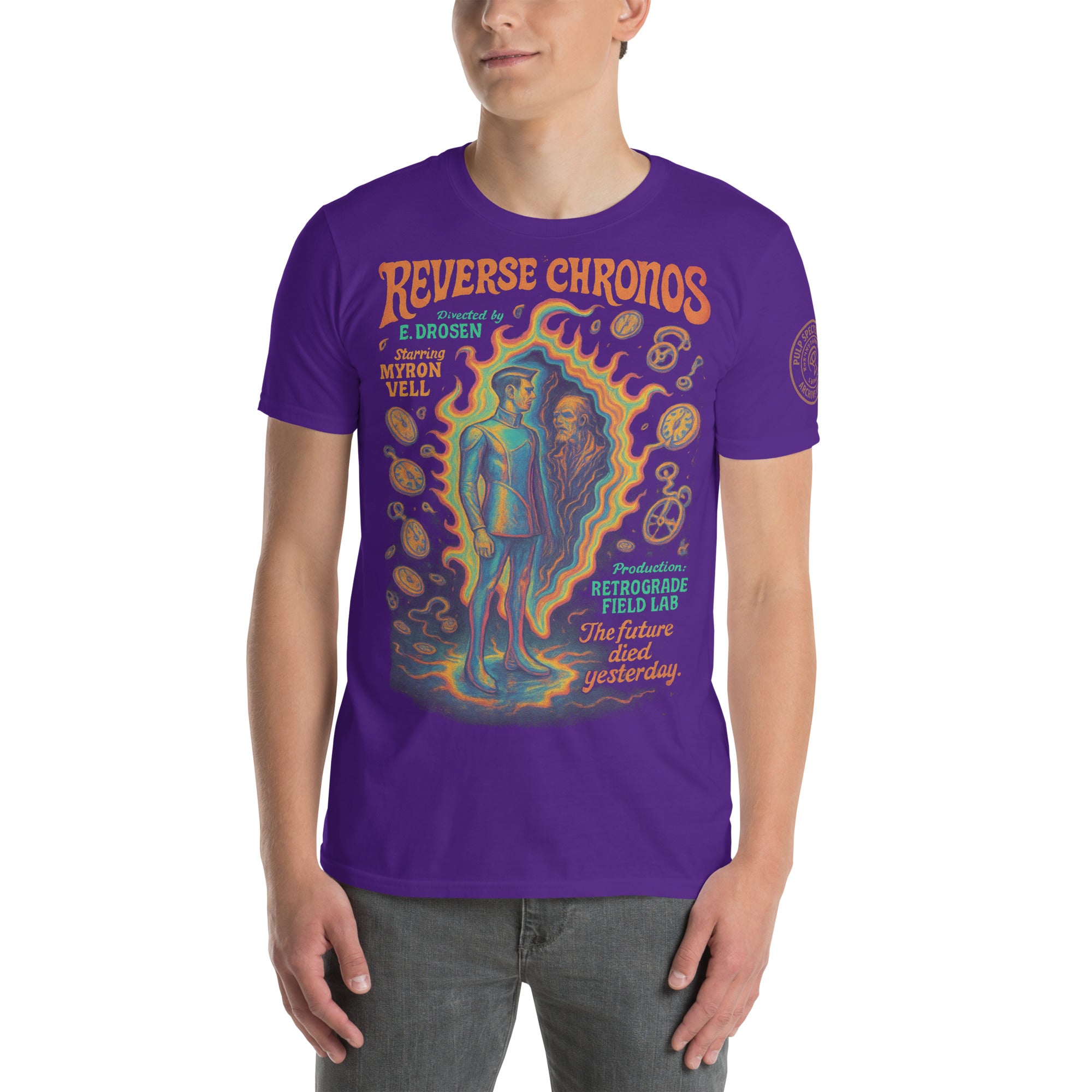 Camiseta de manga corta unisex. Reverse Chronos. - PULP SPECTER