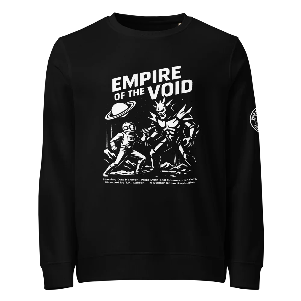 Sudadera orgánica unisex. Empire of the Void. - PULP SPECTER