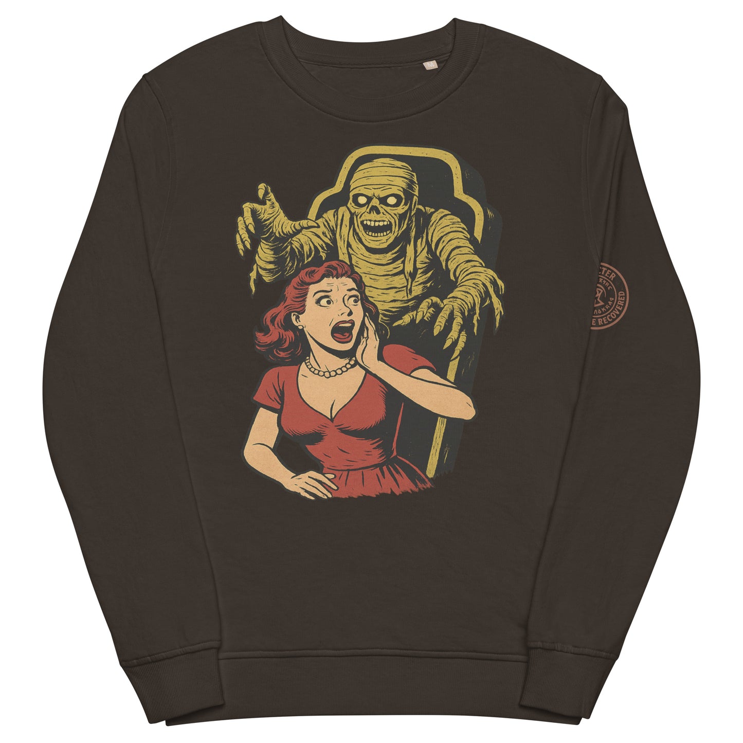 Sudadera orgánica unisex. The Curse of the Black Valley. - PULP SPECTER