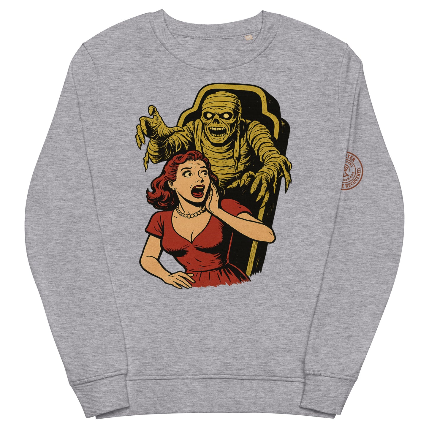 Sudadera orgánica unisex. The Curse of the Black Valley. - PULP SPECTER