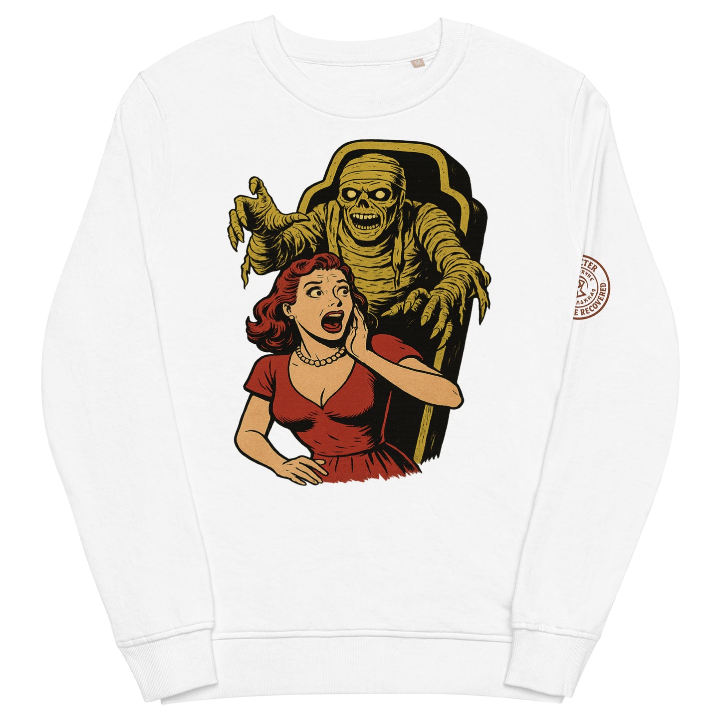 Sudadera orgánica unisex. The Curse of the Black Valley. - PULP SPECTER
