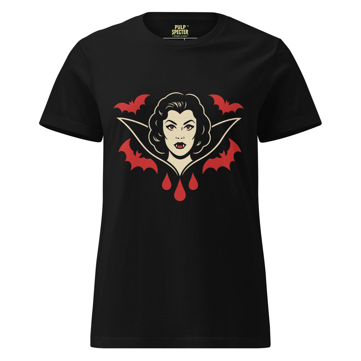 Camiseta esencial mujer. The Crimson Countess. - PULP SPECTER
