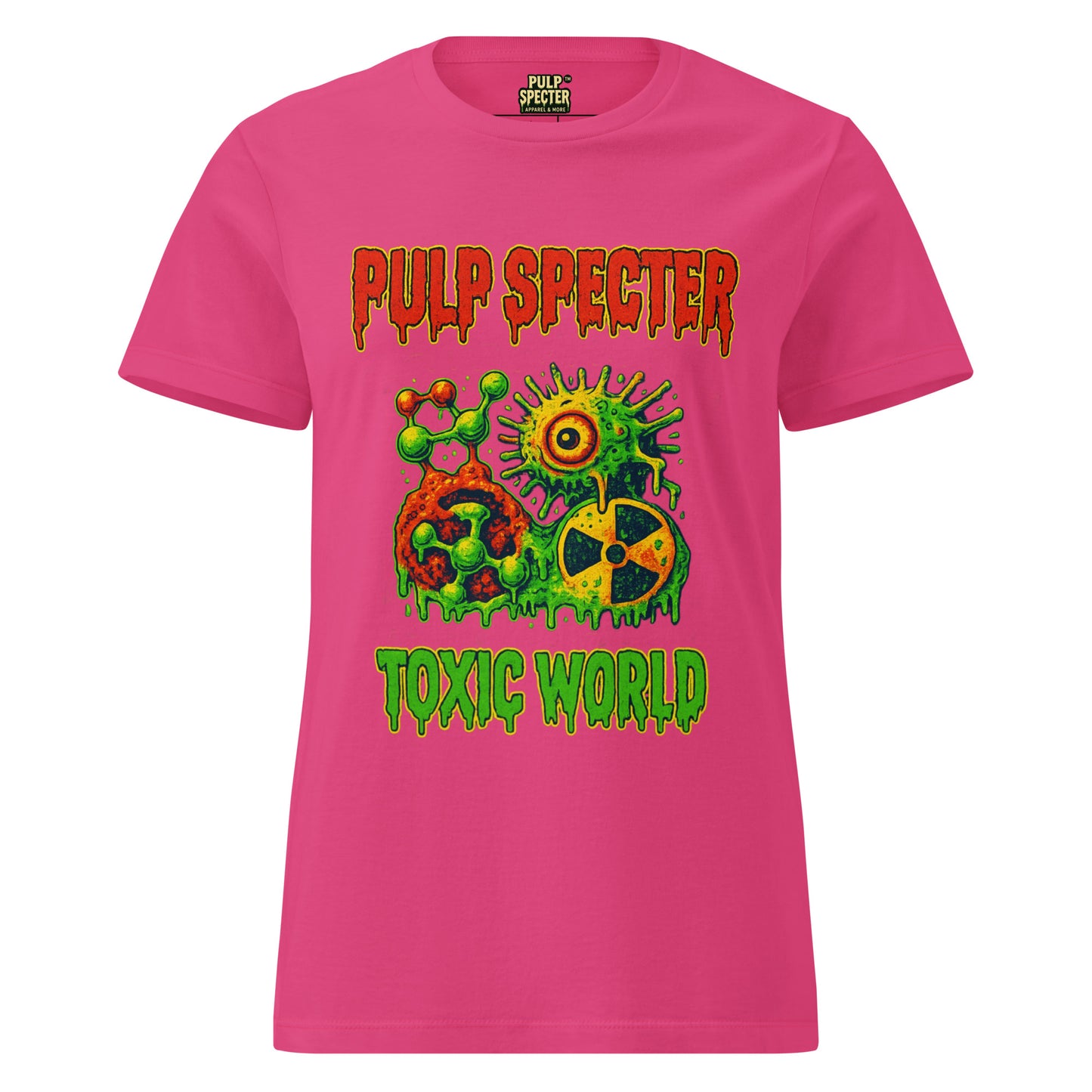 Camiseta esencial mujer. Toxic world. - PULP SPECTER