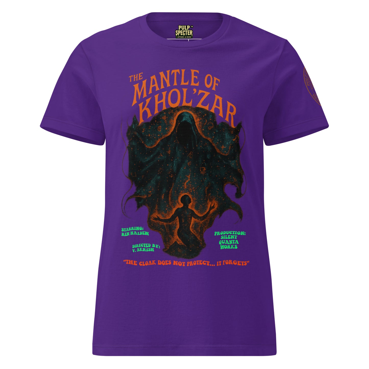 Camiseta esencial mujer. The Mantle of Khol´zar. - PULP SPECTER