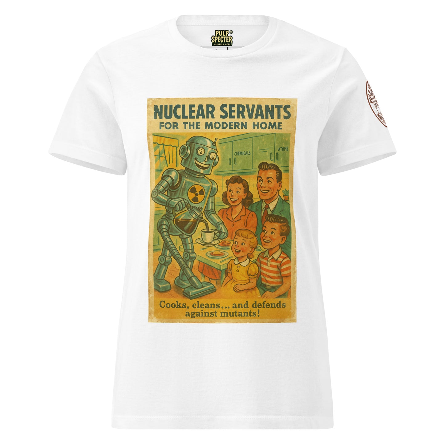 Camiseta esencial mujer. Nuclear Servants.