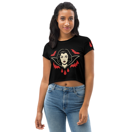 Camiseta corta. The Crimson Countess.