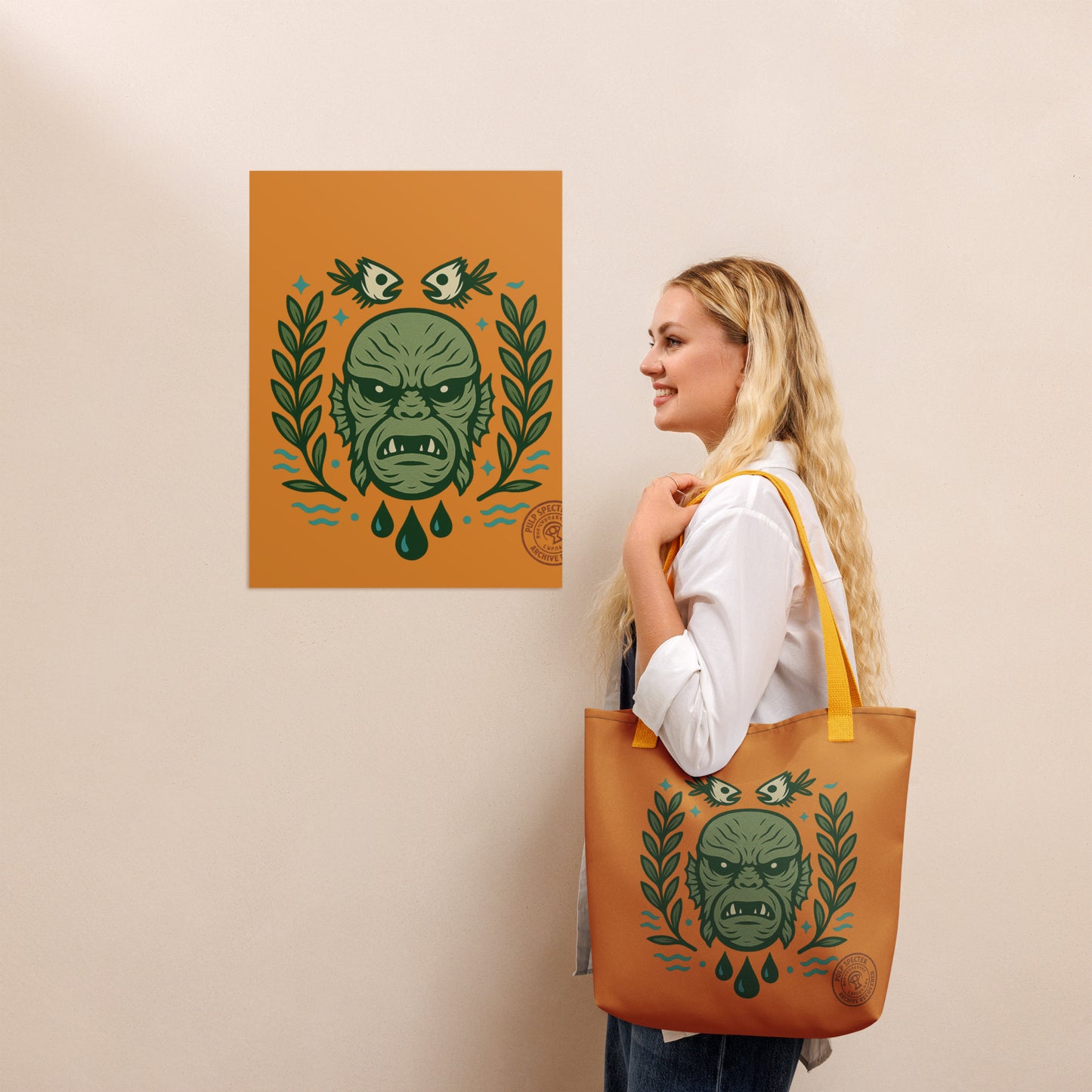 Bolsa de tela. The Swamp Guardian.