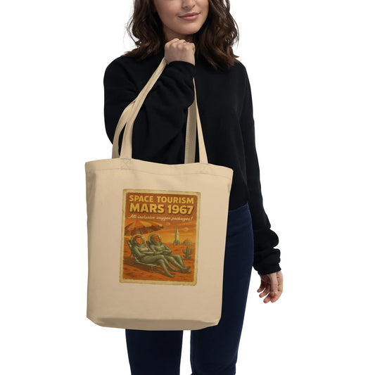 ECO TOTE BAG. Space Tourism. - PULP SPECTER