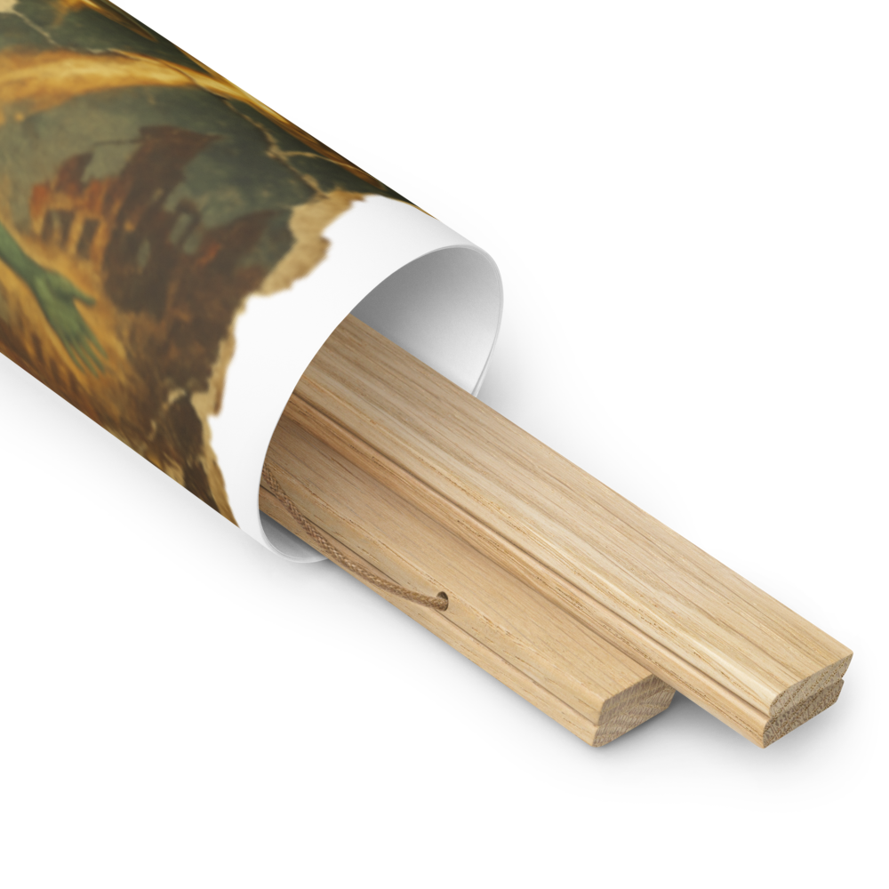 Póster con colgador 40´7cm (ancho) x 50´8 (alto). 16´´x20´´. They Have Arrived. - PULP SPECTER