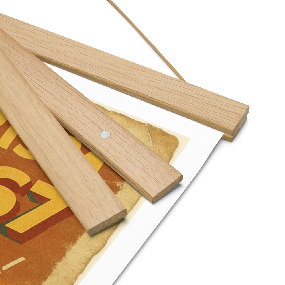 Póster con colgador 40´7cm (ancho) x 50´8 (alto). 16´´x20´´. Mars Tourism. - PULP SPECTER