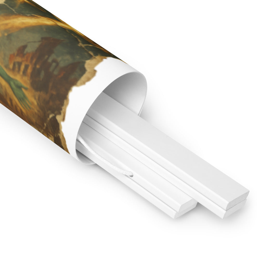 Póster con colgador 40´7cm (ancho) x 50´8 (alto). 16´´x20´´. They Have Arrived.