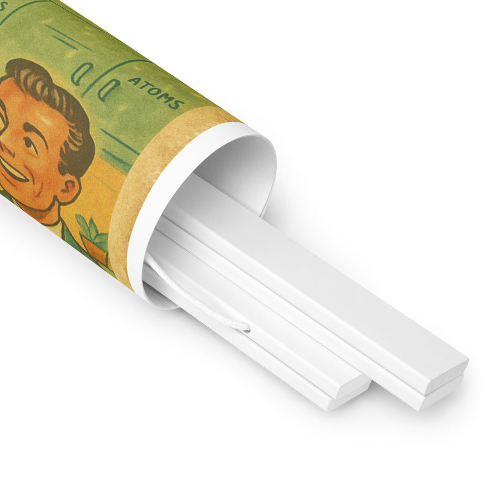 Póster con colgador 40´7cm (ancho) x 50´8 (alto). 16´´x20´´.  Nuclear Servants.