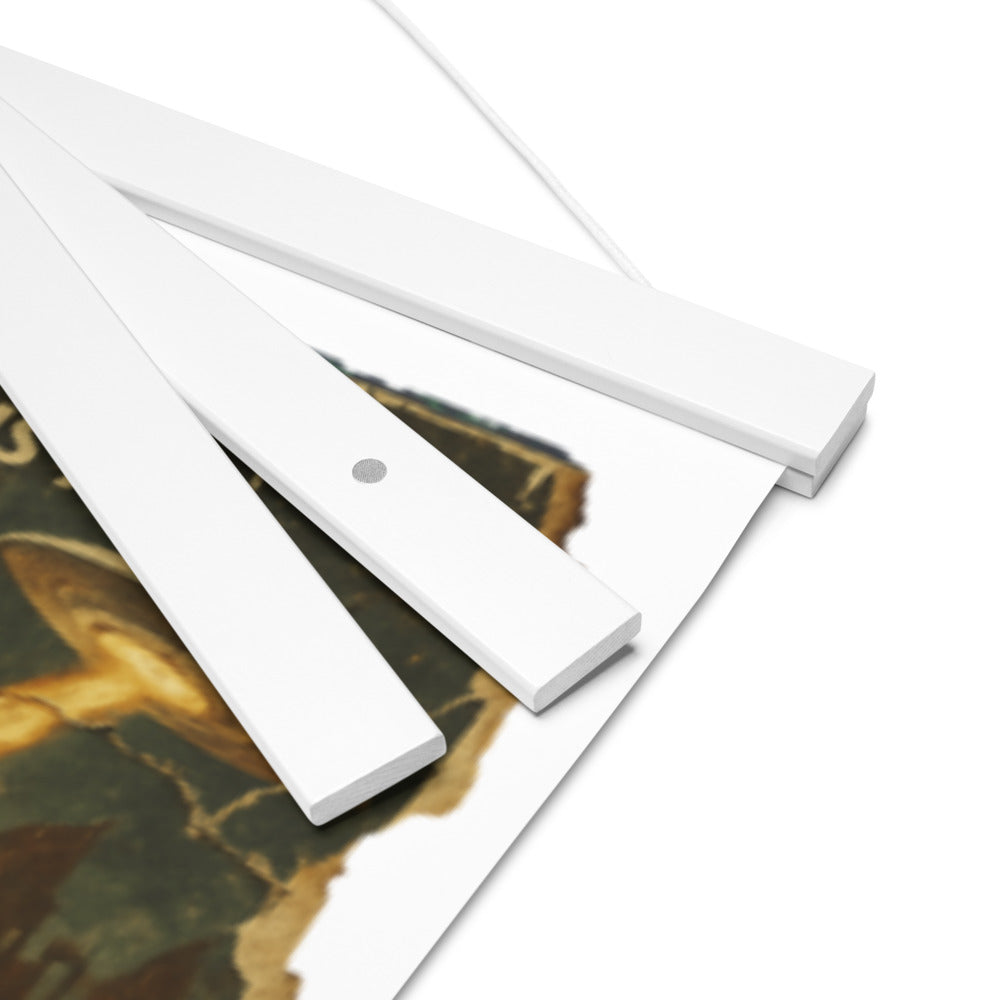 Póster con colgador 40´7cm (ancho) x 50´8 (alto). 16´´x20´´. They Have Arrived.