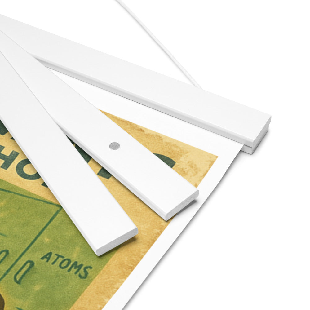 Póster con colgador 40´7cm (ancho) x 50´8 (alto). 16´´x20´´.  Nuclear Servants.