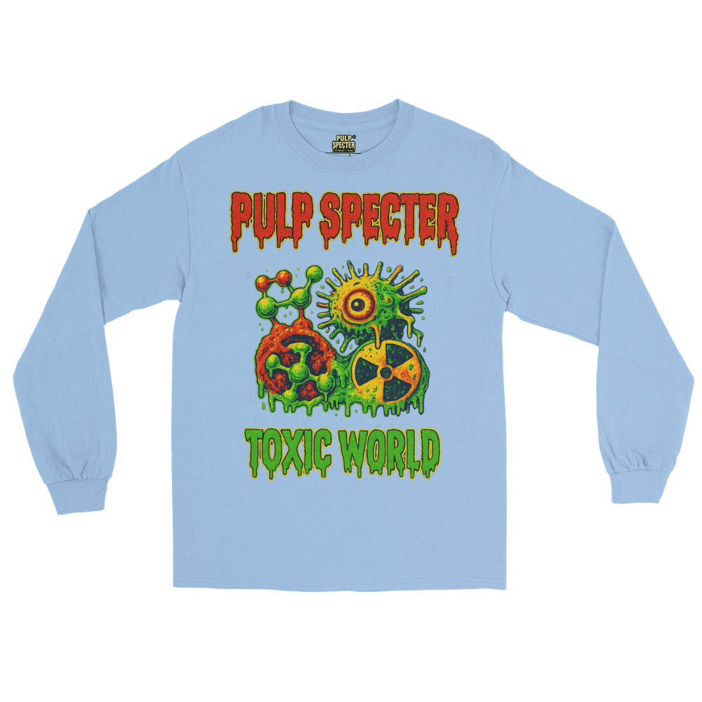 Camiseta manga larga hombre. Toxic World Back. - PULP SPECTER