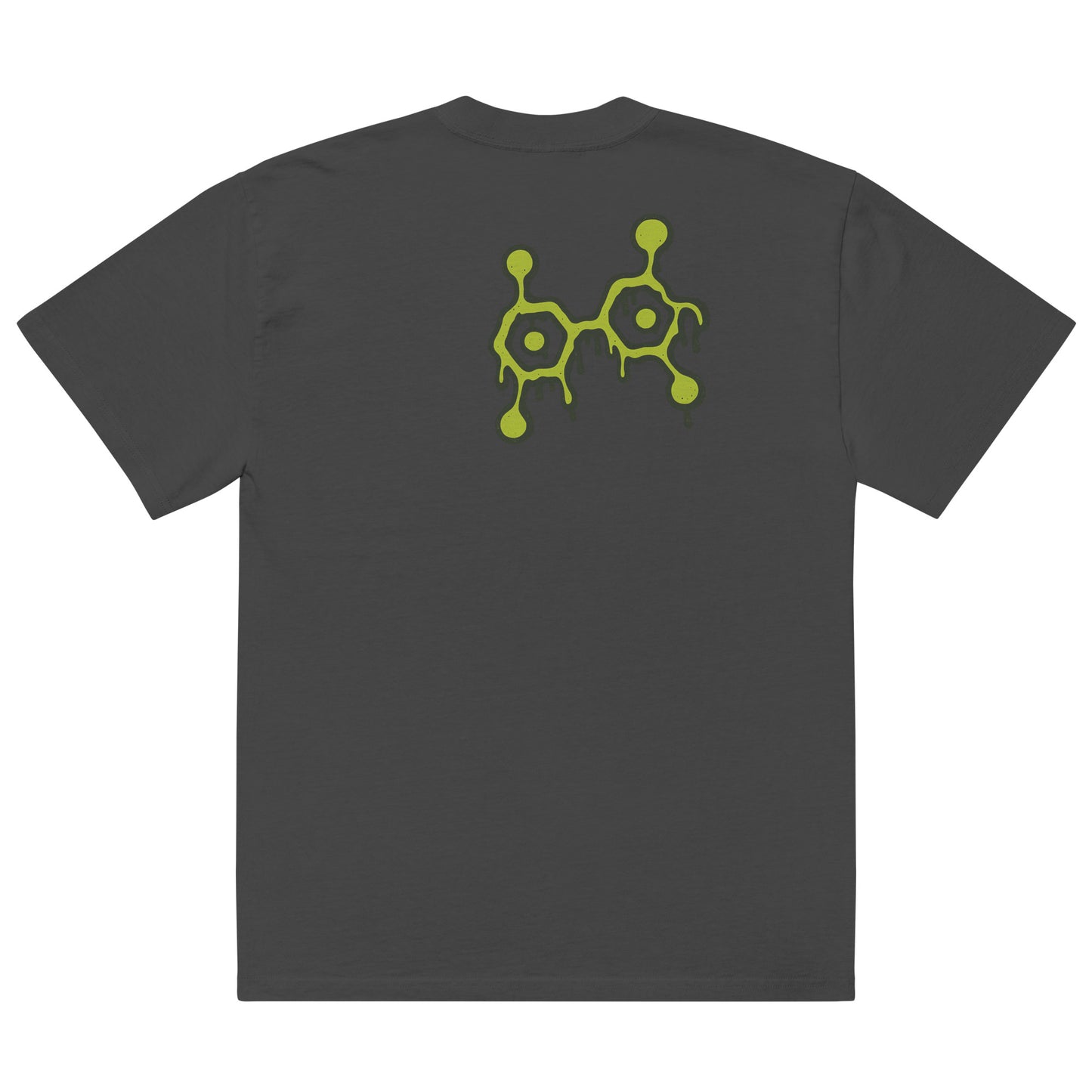Camiseta oversize con efecto desgastado. Toxic World Back. - PULP SPECTER