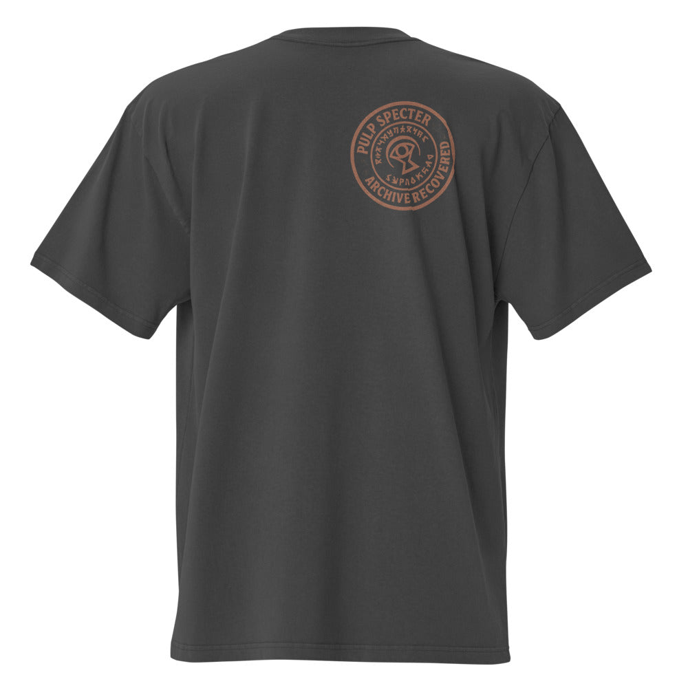 Camiseta oversize con efecto desgastado. The Crimson Countess. - PULP SPECTER