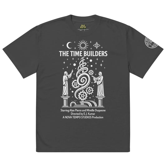 Camiseta oversize con efecto desgastado. The Time Builders. - PULP SPECTER