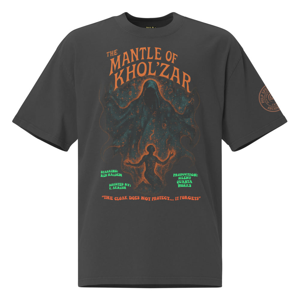 Camiseta oversize con efecto desgastado. The Mantle of Khol´zar. - PULP SPECTER