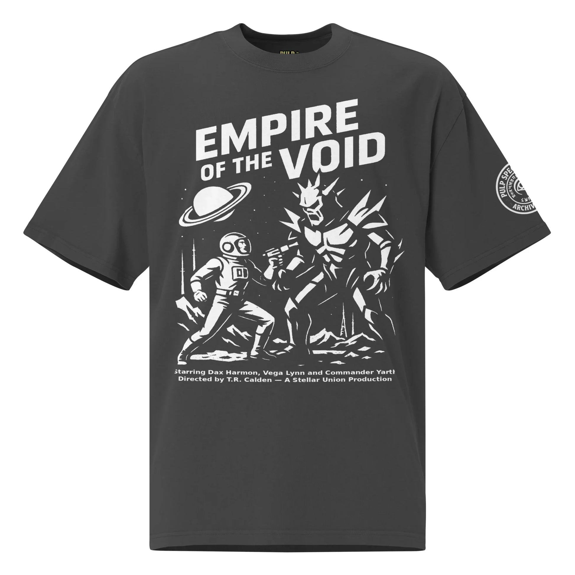 Camiseta oversize con efecto desgastado. Empire of the Void. - PULP SPECTER
