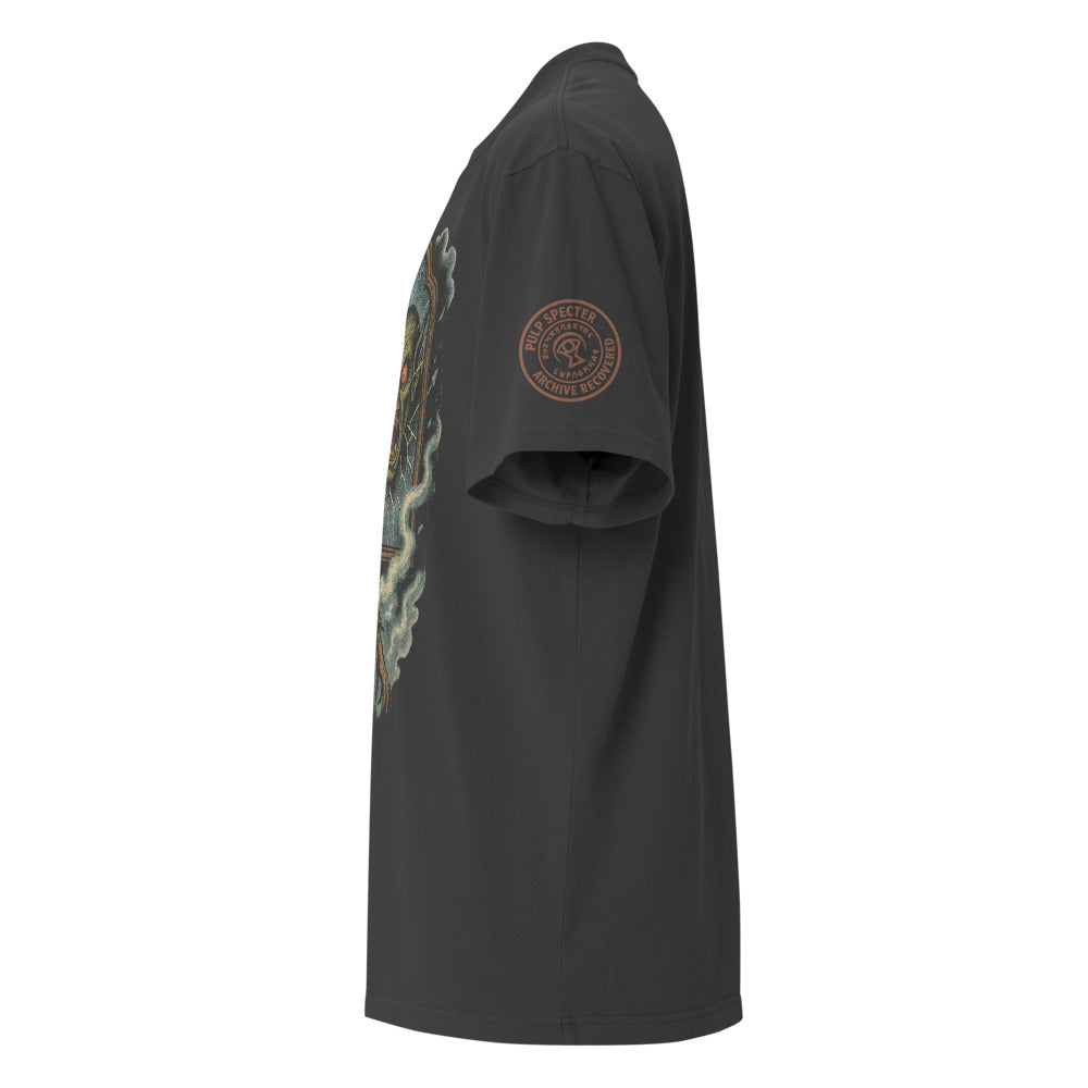 Camiseta oversize con efecto desgastado. Forbidden Reflection. - PULP SPECTER