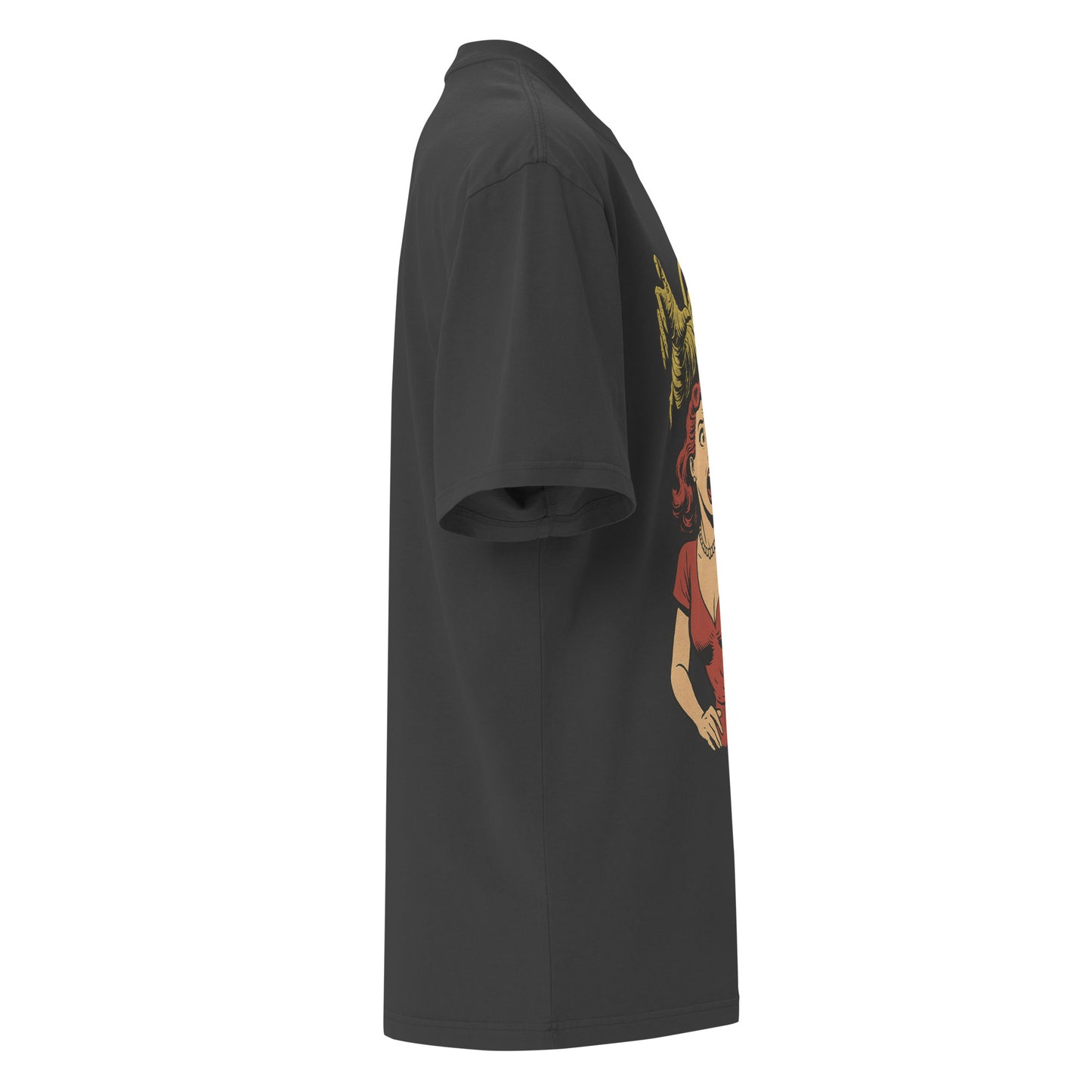 Camiseta oversize con efecto desgastado. The Curse of the Black Valley. - PULP SPECTER
