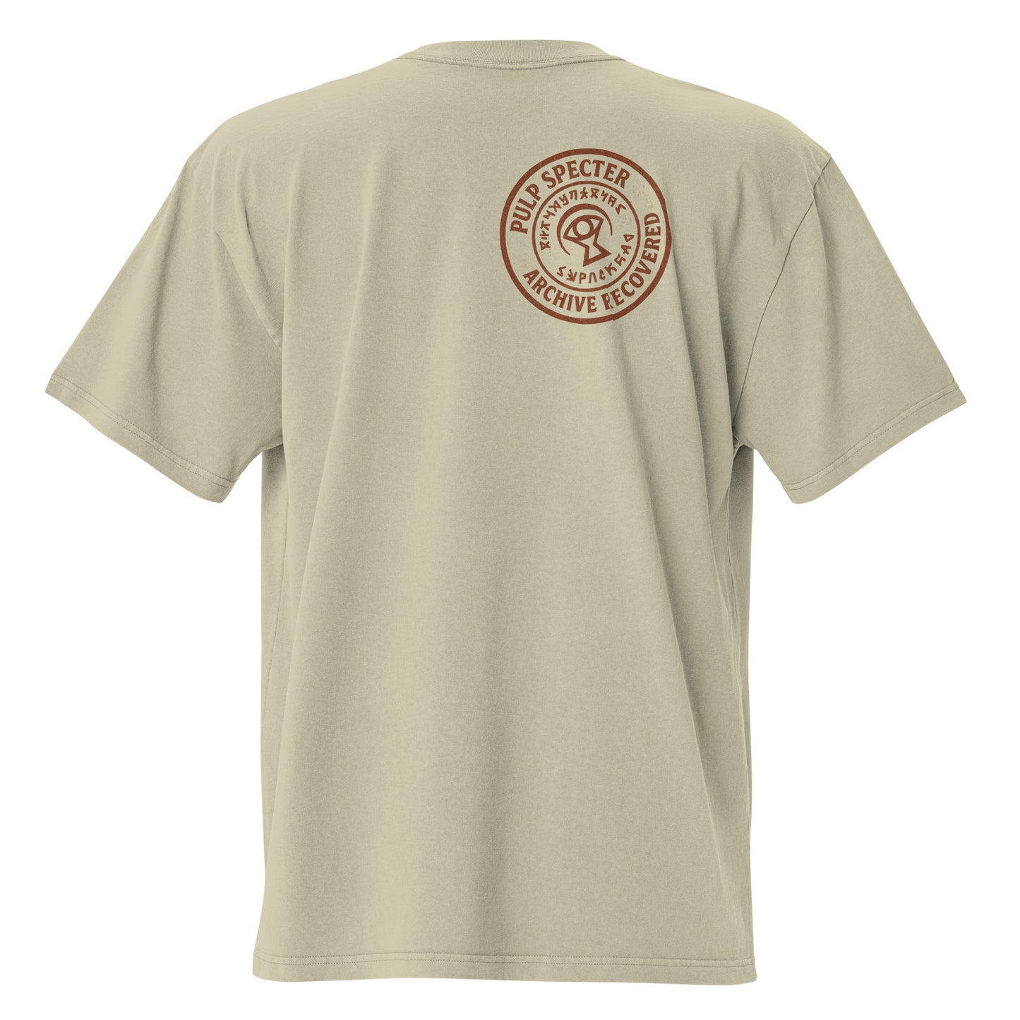 Camiseta oversize con efecto desgastado. Nuclear Servants. - PULP SPECTER