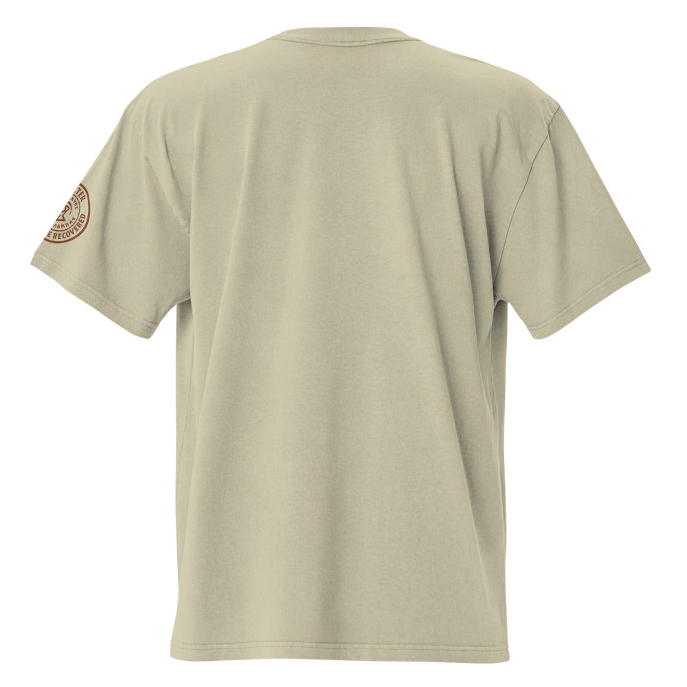 Camiseta oversize con efecto desgastado. Forbidden Reflection. - PULP SPECTER