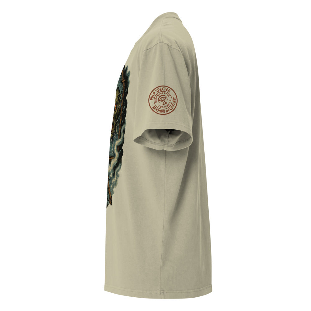 Camiseta oversize con efecto desgastado. Forbidden Reflection. - PULP SPECTER
