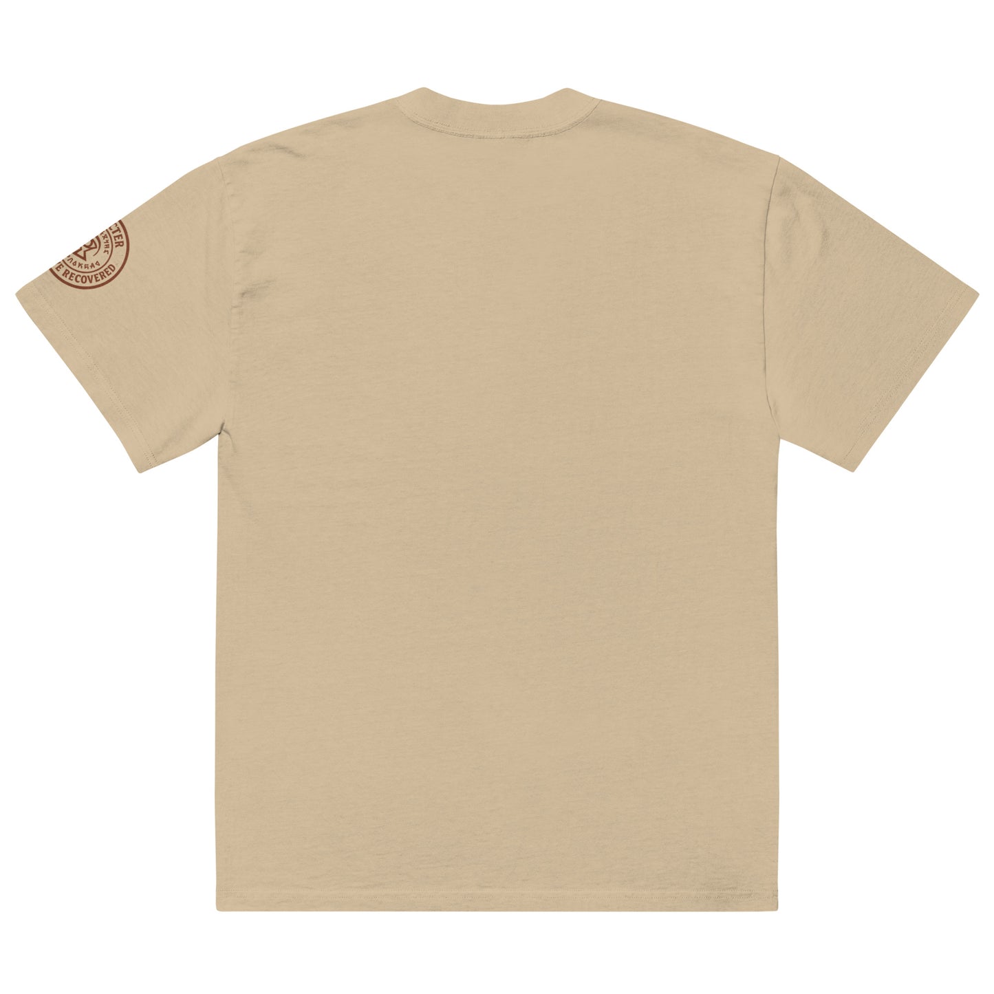 Camiseta oversize con efecto desgastado. Space Tourism. - PULP SPECTER