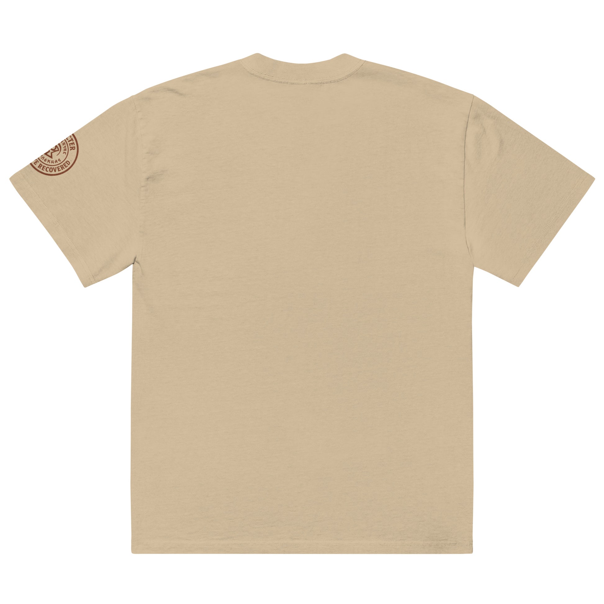 Camiseta oversize con efecto desgastado. Space Tourism. - PULP SPECTER