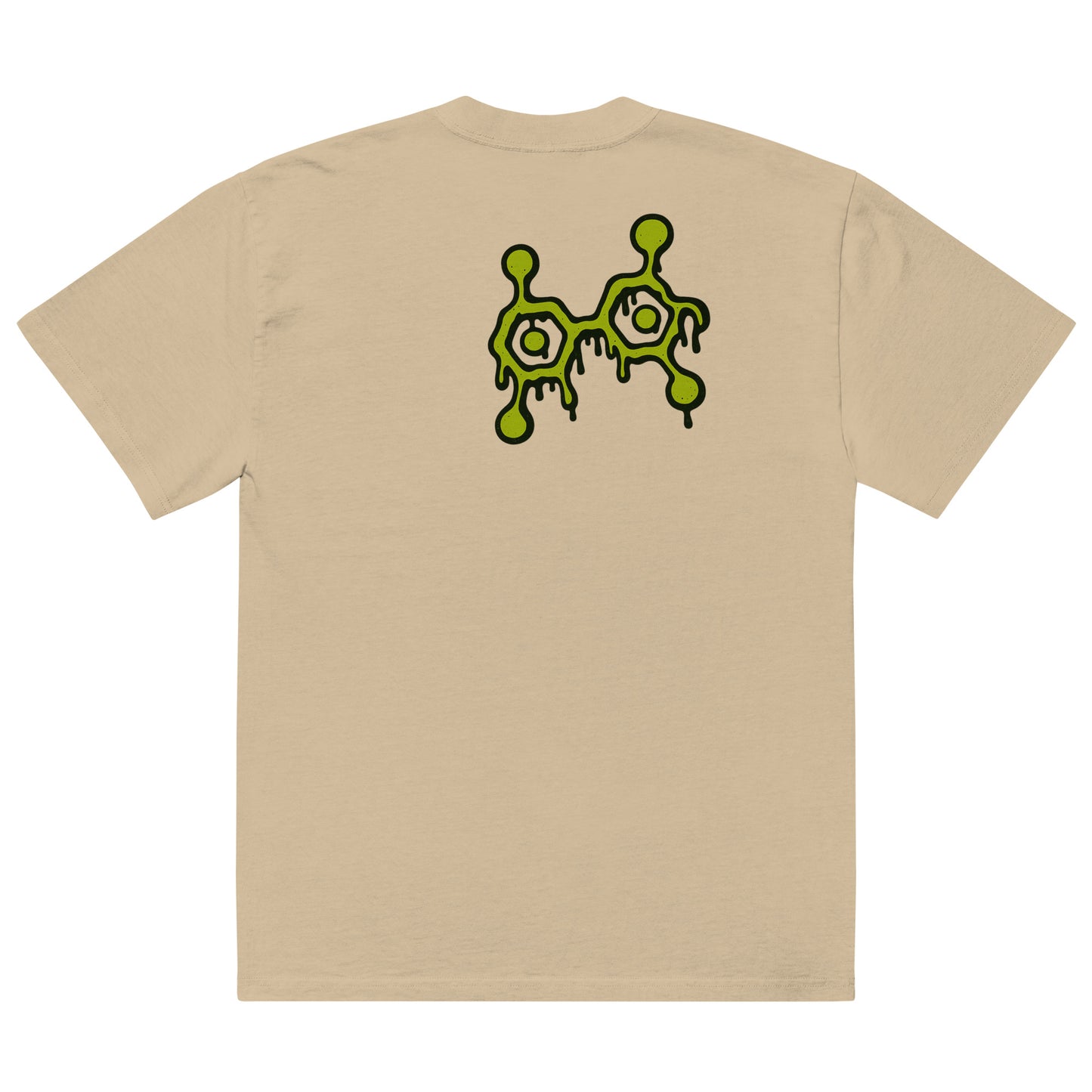 Camiseta oversize con efecto desgastado. Toxic World Back. - PULP SPECTER
