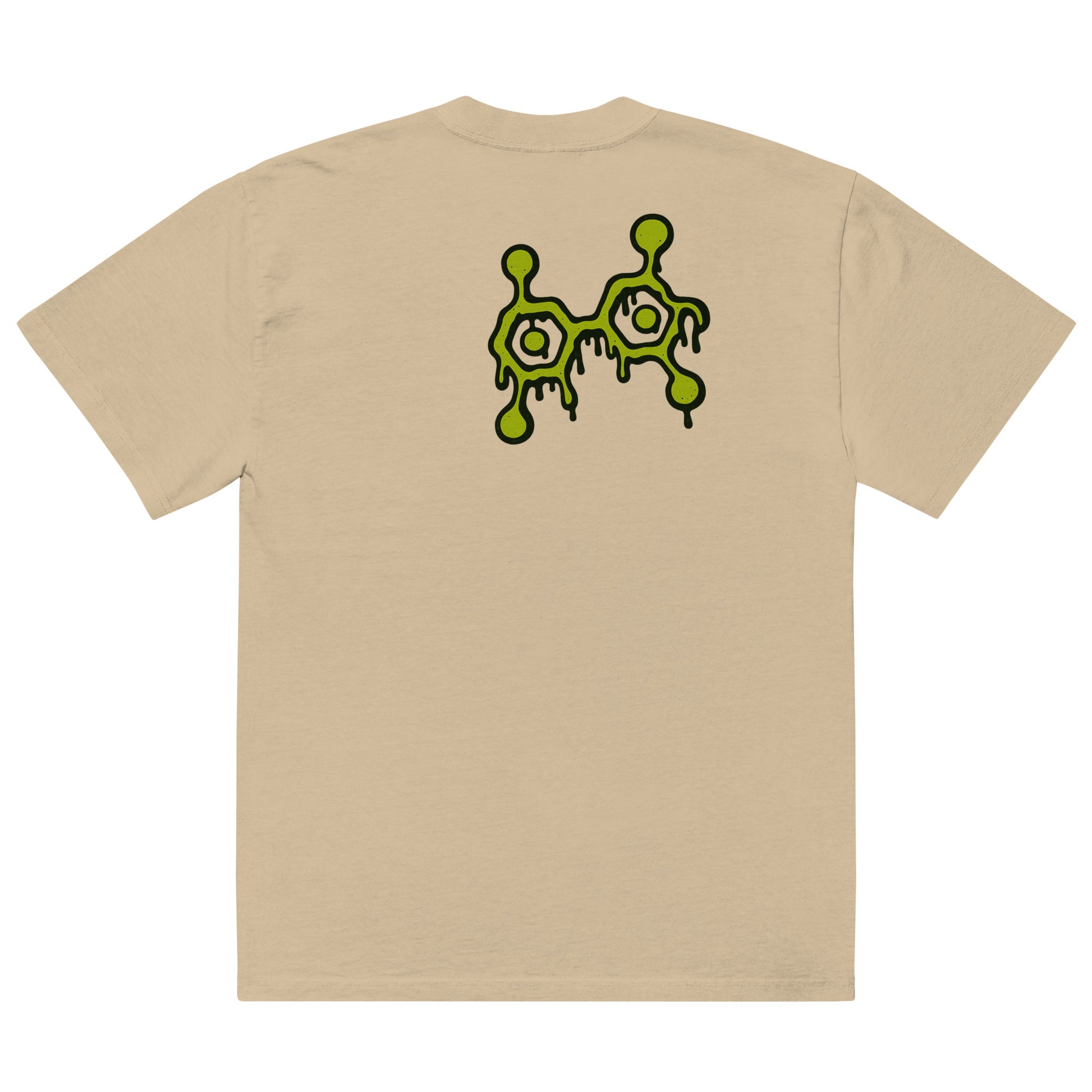 Camiseta oversize con efecto desgastado. Toxic World Back. - PULP SPECTER