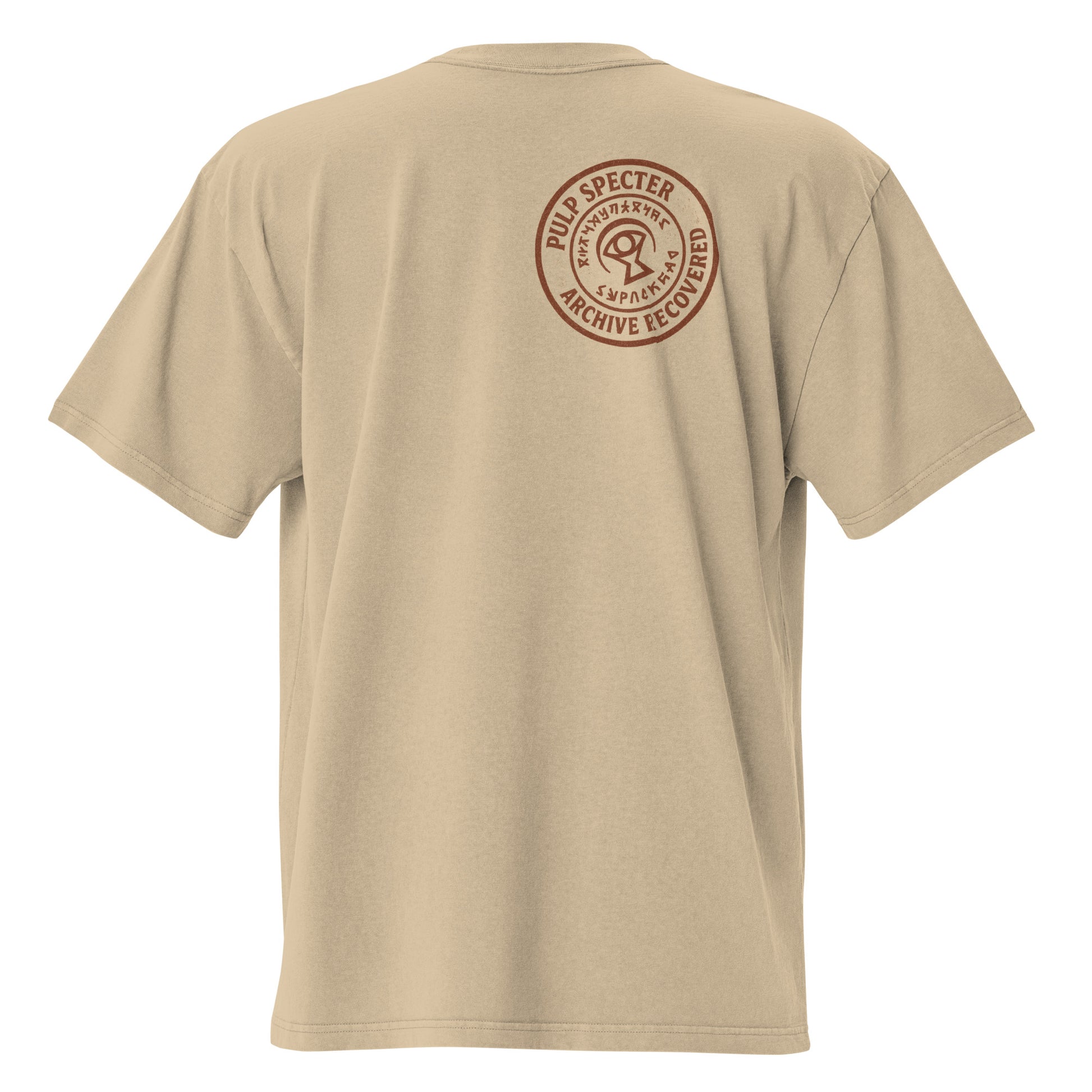 Camiseta oversize con efecto desgastado. Nuclear Servants. - PULP SPECTER