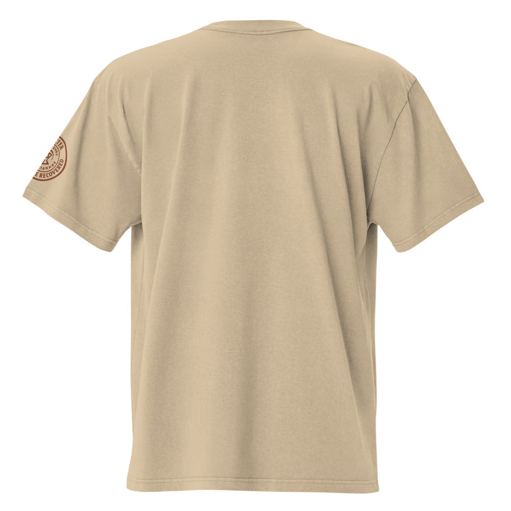 Camiseta oversize con efecto desgastado. Reverse Chronos. - PULP SPECTER