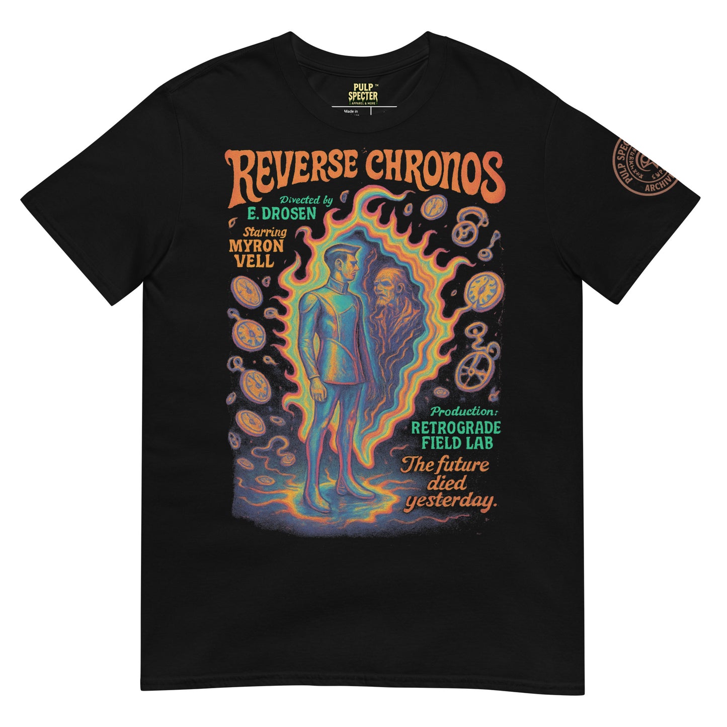 Camiseta de manga corta unisex. Reverse Chronos. - PULP SPECTER