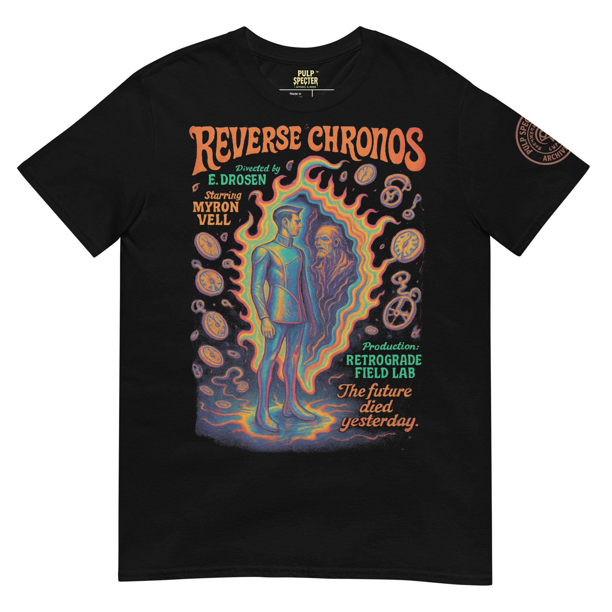 Camiseta de manga corta unisex. Reverse Chronos. - PULP SPECTER