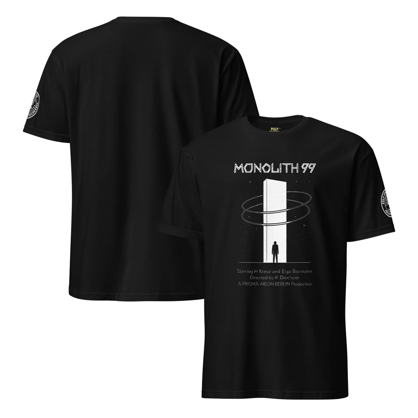 Camiseta de manga corta unisex. Monolith 99. - PULP SPECTER