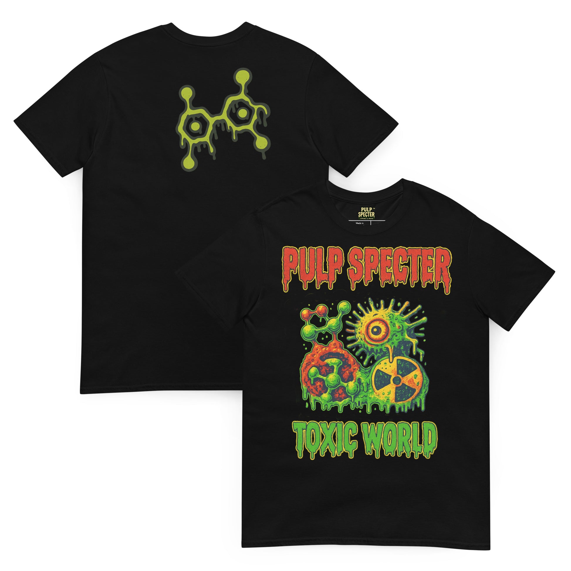 Camiseta de manga corta unisex. Toxic World Pulp. - PULP SPECTER
