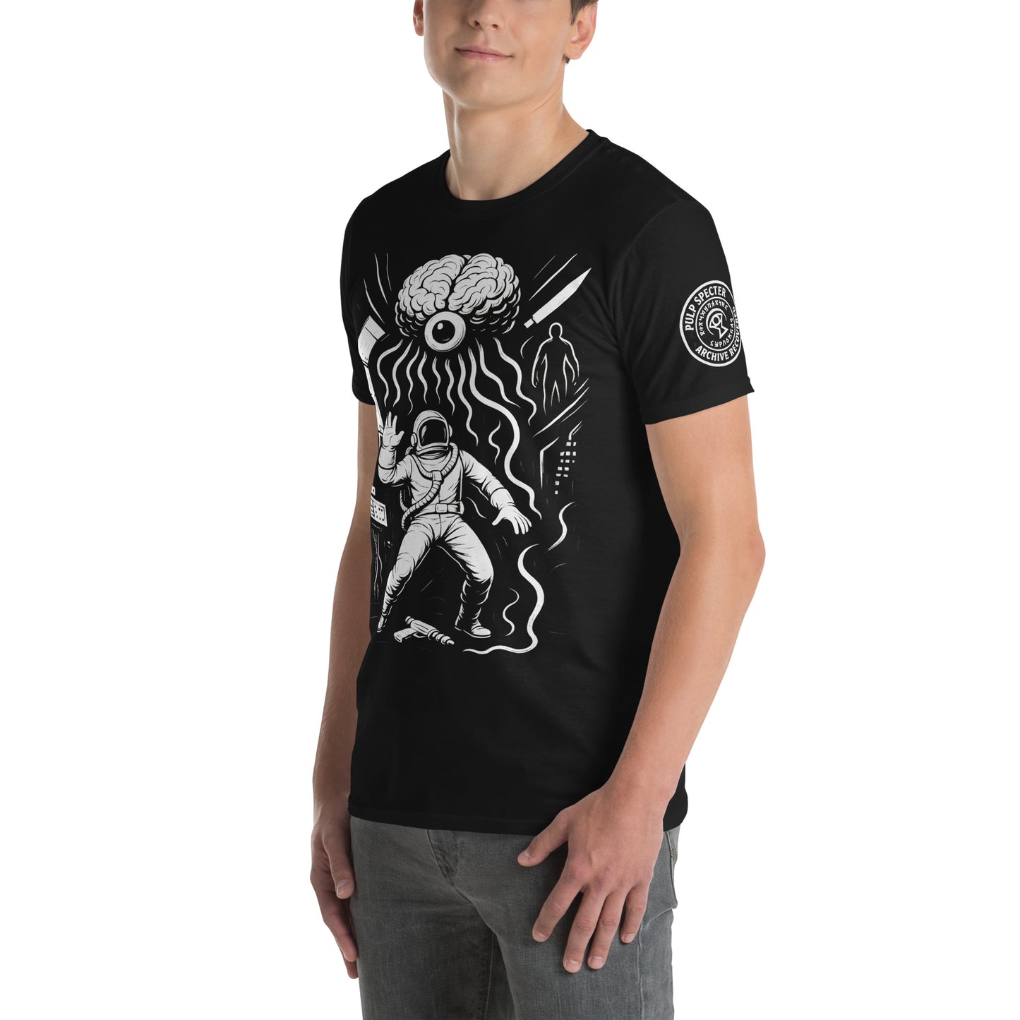 Camiseta de manga corta unisex. The Mind Eaters from Neptune. - PULP SPECTER
