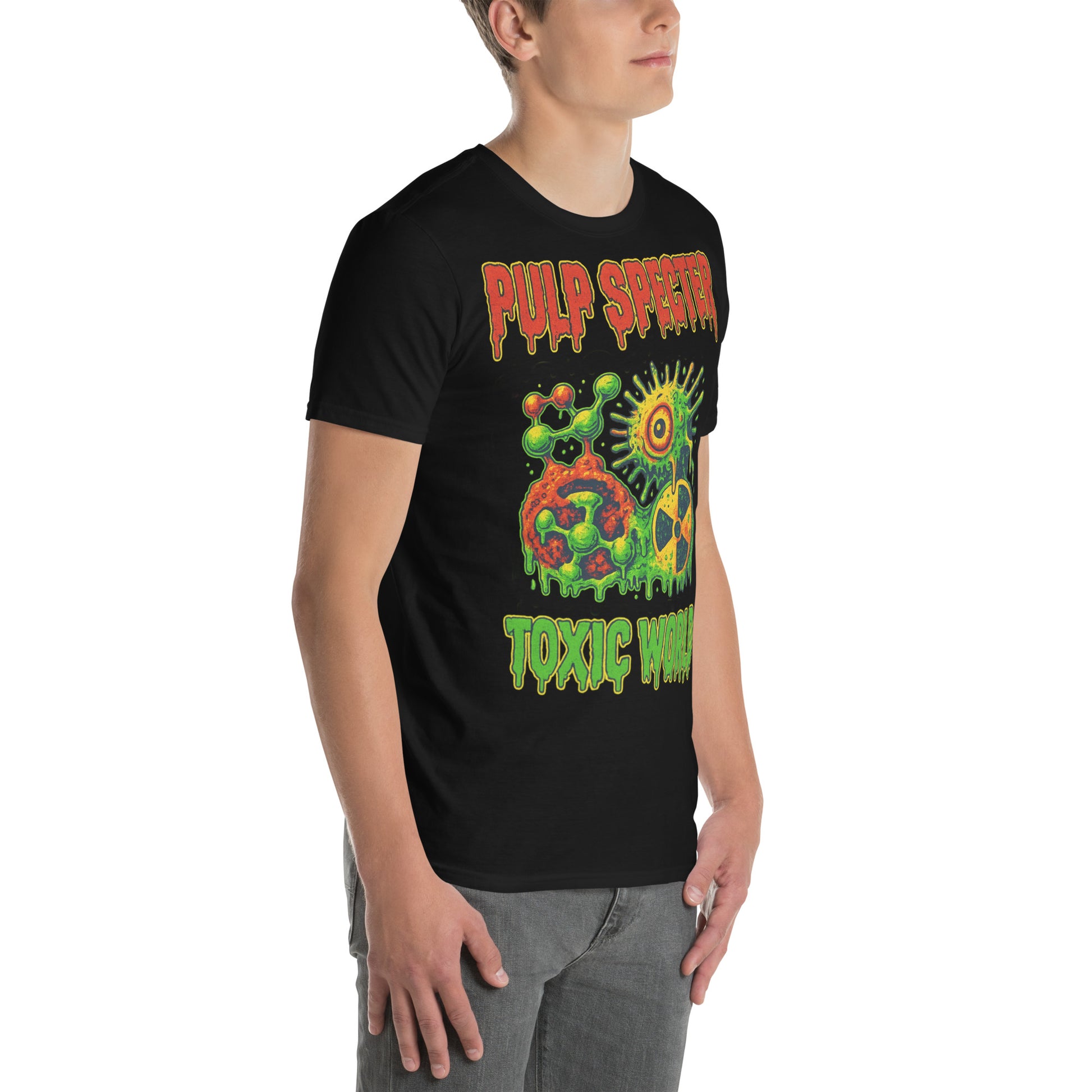 Camiseta de manga corta unisex. Toxic World Pulp. - PULP SPECTER