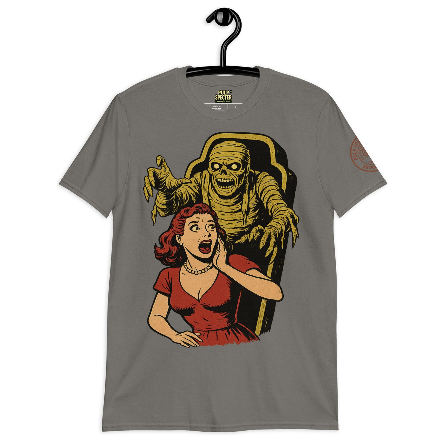 Camiseta de manga corta unisex. The Curse of the Black Valley. - PULP SPECTER
