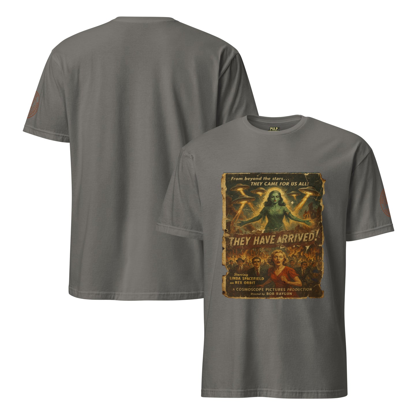 Camiseta de manga corta unisex. They Have Arrived. - PULP SPECTER