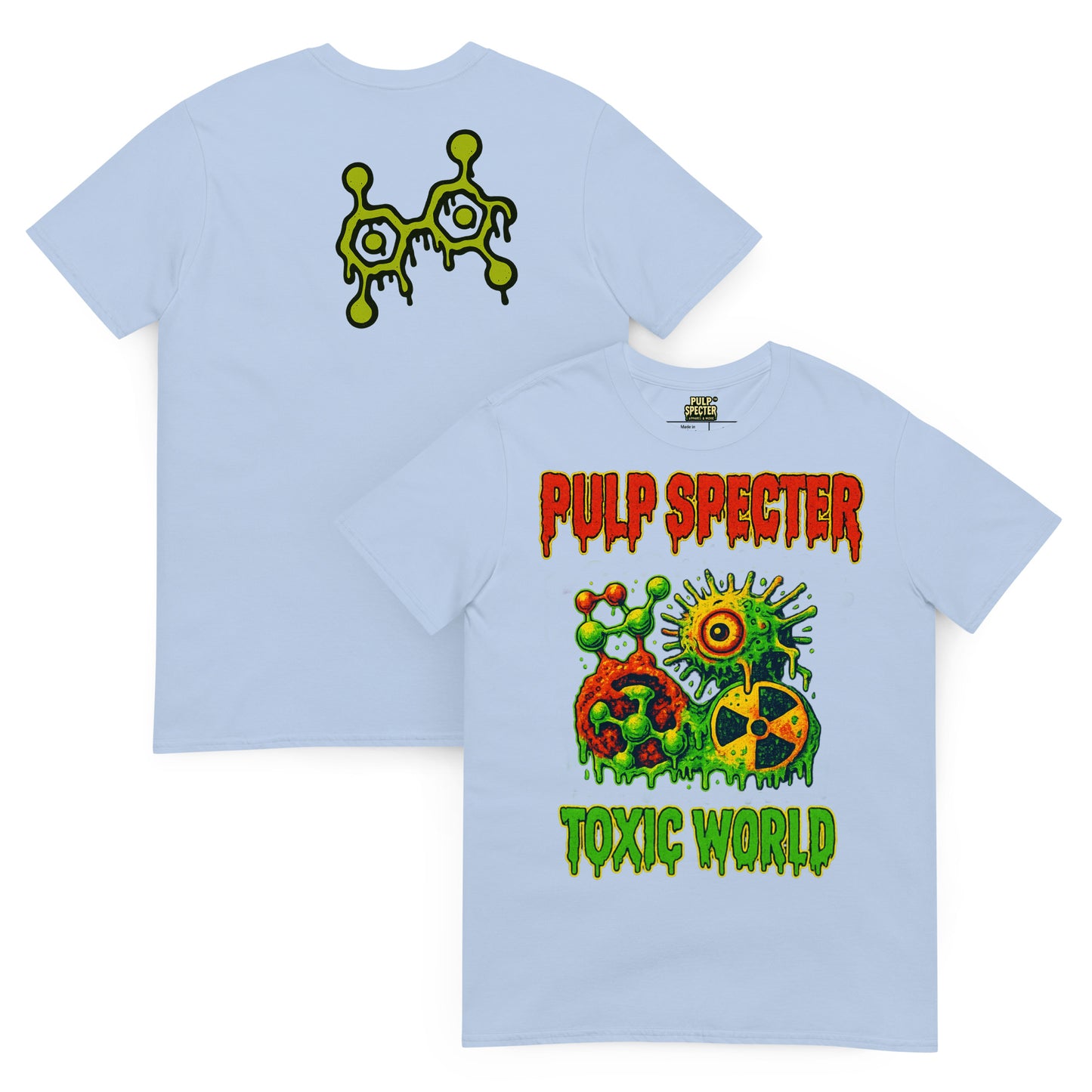 Camiseta de manga corta unisex. Toxic World Pulp. - PULP SPECTER