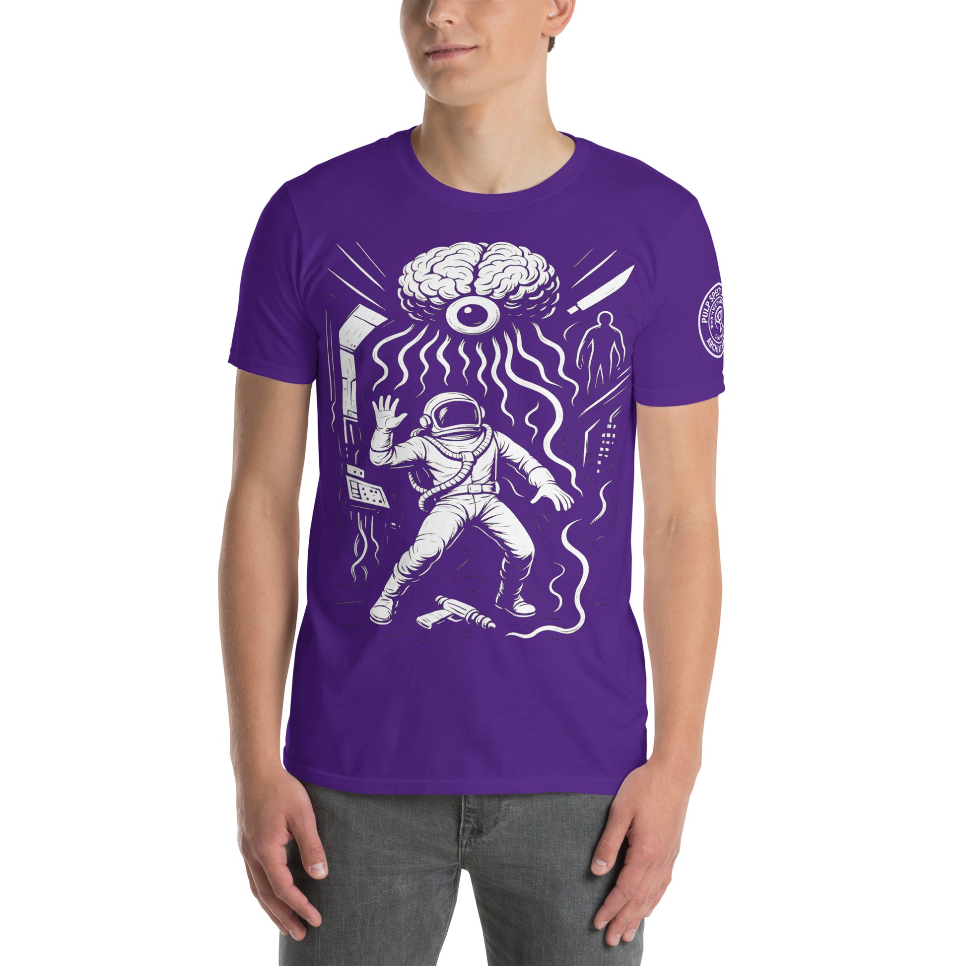 Camiseta de manga corta unisex. The Mind Eaters from Neptune. - PULP SPECTER