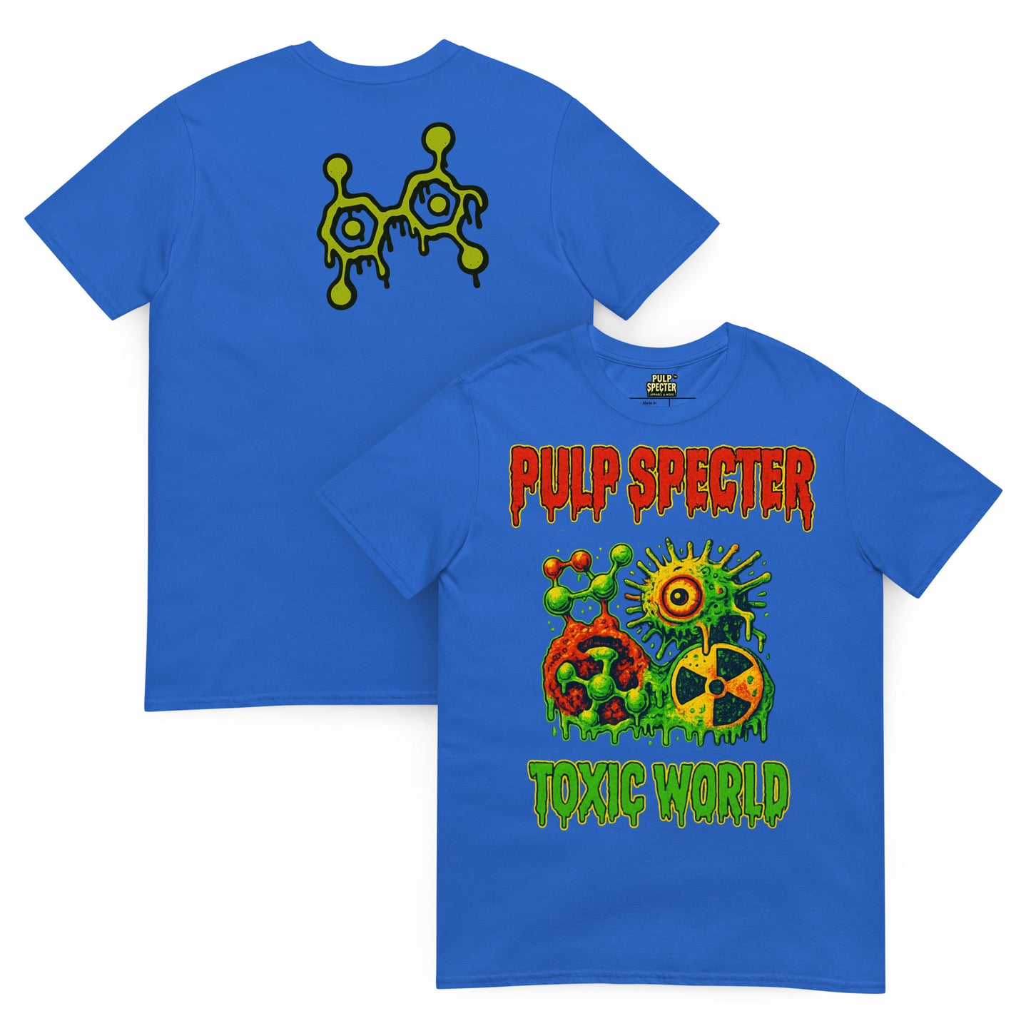 Camiseta de manga corta unisex. Toxic World Pulp. - PULP SPECTER
