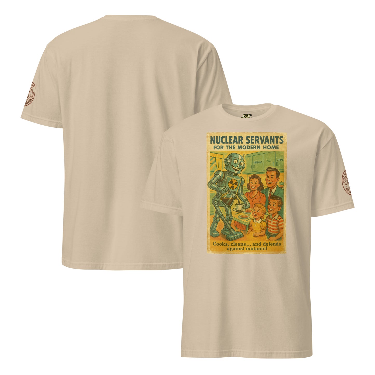 Camiseta de manga corta unisex. Nuclear Servants. - PULP SPECTER
