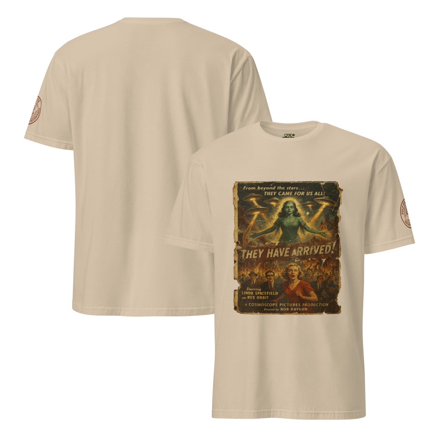 Camiseta de manga corta unisex. They Have Arrived. - PULP SPECTER