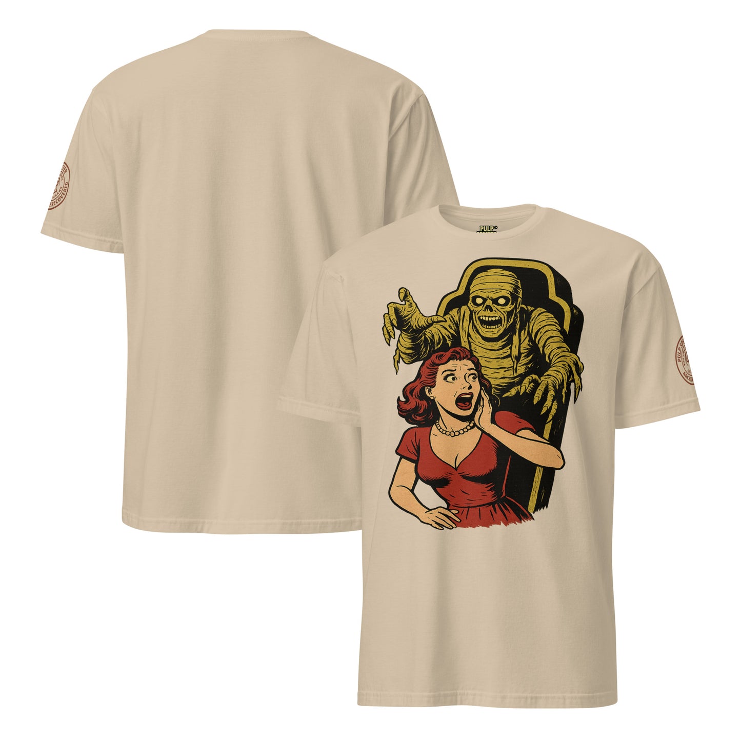 Camiseta de manga corta unisex. The Curse of the Black Valley. - PULP SPECTER